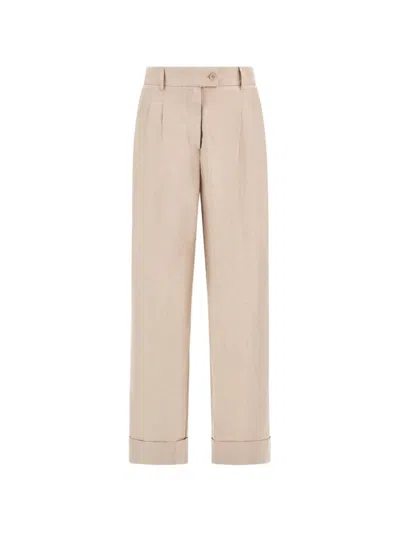 Herno Fade-effect Trousers In Neutrals