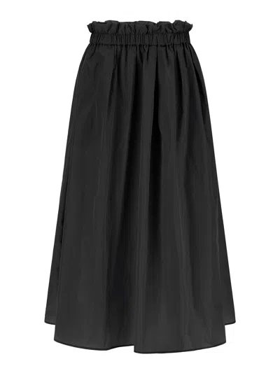 HERNO FALDA SEMILARGA - NEGRO