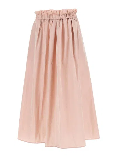 Herno Pink Water-repellent New Techno Taffeta Flare