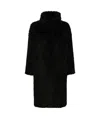 Herno Faux-fur Coat In Black