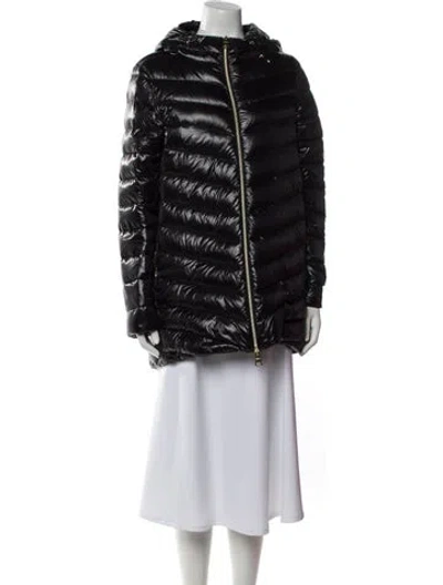 Pre-owned Herno Faux Fur Coat In Blue