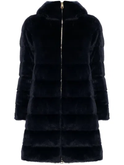 HERNO FAUX-FUR COAT