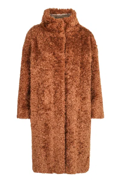 HERNO FAUX FUR COAT