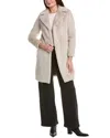Herno Faux Fur Coat In Gray
