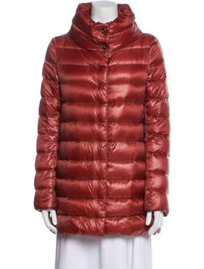 Pre-owned Herno Faux Fur Coat In Pink