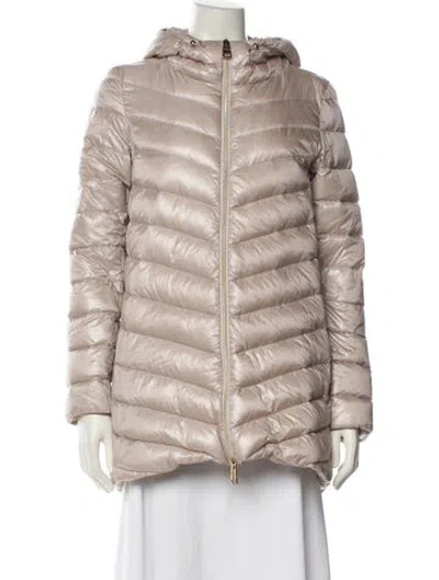 Pre-owned Herno Faux Fur Coat In Pink