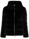 Herno Quilted Faux Fur Down Jacket