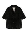 Herno Faux-fur Jacket In Black