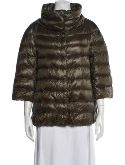 Pre-owned Herno Faux Fur Jacket In Multi