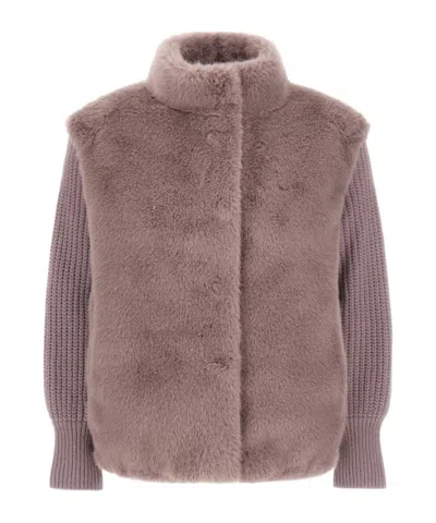 HERNO FAUX-FUR JACKET