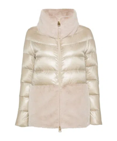 HERNO HERNO HIGH-NECK QUILTED DOWN JACKET