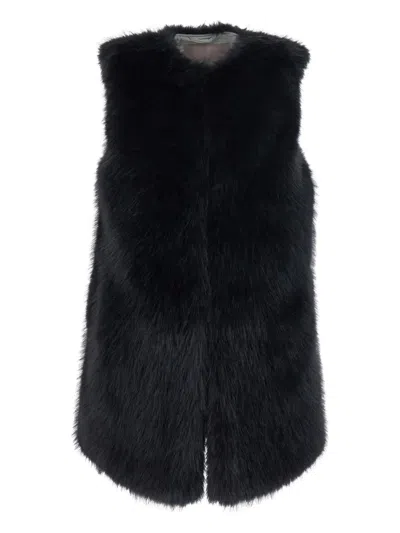 Herno Faux-fur Sleeveless Vest