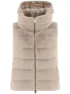 HERNO HERNO FAUX FUR VEST CLOTHING