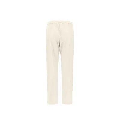 Herno Faux Leather Pants In White