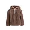 Herno Brown Polyester Full-length Jacket In Brown
