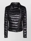 Herno Lightweight Biker Jacket With Diagonal Zip Closure