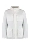 HERNO HERNO FIELD BUTTON-FRONT COTTON JACKET