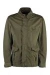 Herno Cotton And Linen Jacket In Green