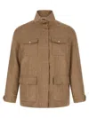 Herno Field Jacket In Tan