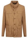 Herno Field Jacket Ultralight Crease In Cammello