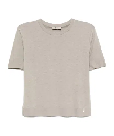 HERNO FINE-KNIT T-SHIRT