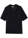 Herno Fine-knit T-shirt In Blue