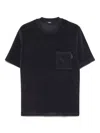 Herno Fine-knit T-shirt In Black