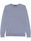 Herno Fine-knit Top In Blue