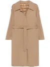Herno First-aact Coat In Brown