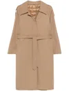 Herno First-aact Coat In Brown