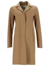 Herno First Act Coat In Brown