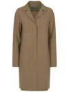 Herno First Act Coat In Brown