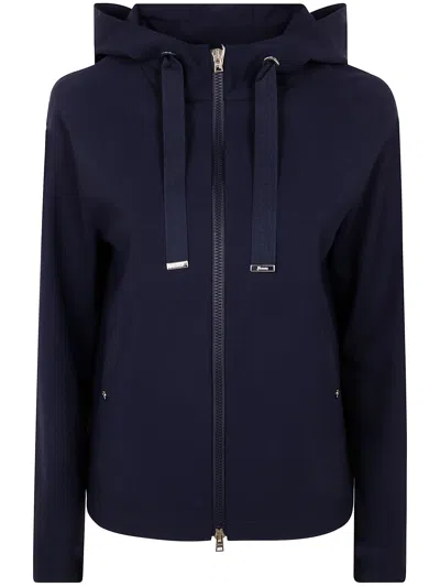Herno First Act Cropped Jacket In Blue