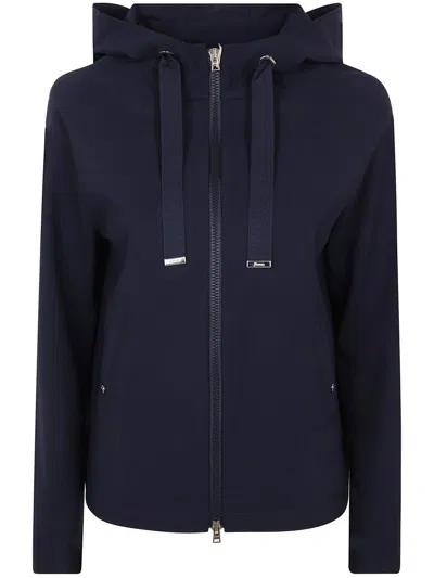 Herno First Act Hooded Cropped Jacket In Multi