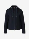 Herno First Act Cropped Jacket Clothing In Blue