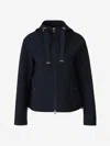 Herno First Act Cropped Jacket Clothing In Blue