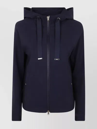 HERNO FIRST ACT HOODED CROPPED JACKET
