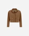 Herno First-act Pef Jacket In Camel
