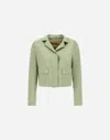 Herno First-act Pef Jacket In Light Green