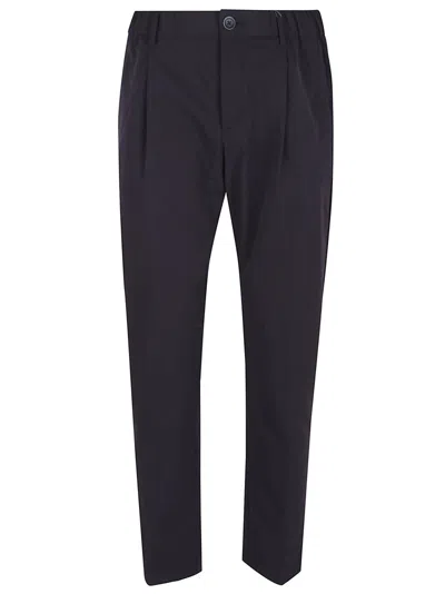 Herno Fit Black Trousers With Tailored Silhouette