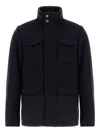 Herno Flap-pocket Jacket In Black