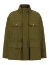Herno Flap-pocket Jacket In Green