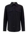 Herno Flap-pocket Buttoned Shirt In Blue