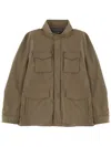 Herno Brown Utility Four Pockets Jacket In Brown