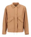 Herno Flap-pocket Padded Jacket In Brown