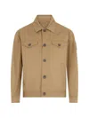 Herno Flap-pocket Shirt Jacket In Brown