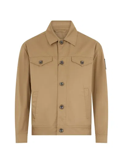 Herno Flap-pocket Shirt Jacket In Brown