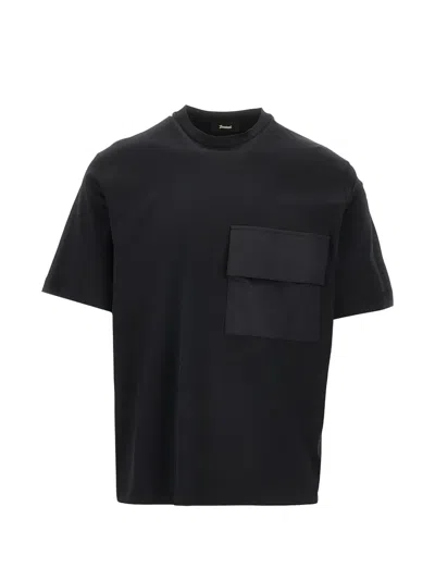 Herno Flap-pocket T-shirt In Black