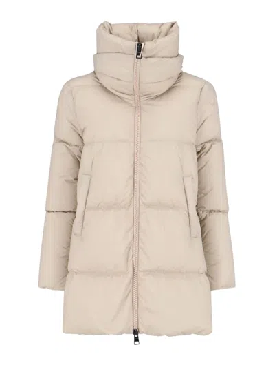 HERNO FLARED DOWN JACKET