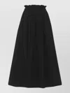 Herno Flared Maxi Skirt Featuring Side Pockets
